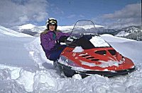 Snowmobiling